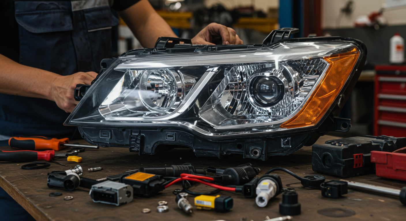 Reparación de calaveras LED con sellos nuevos