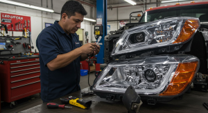 Taller de luces LED para autos en México: faros, calaveras y focos