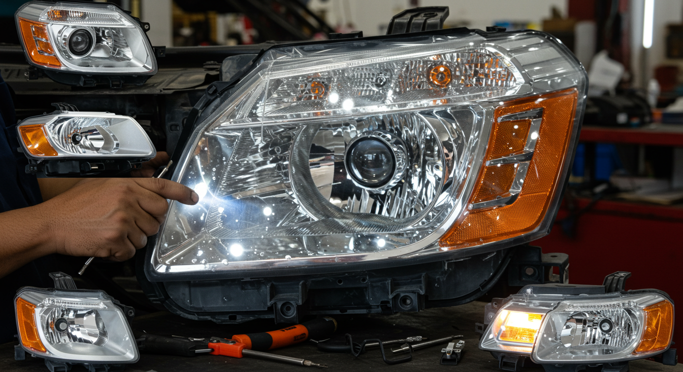 reparación focos led coche con diagnóstico eléctrico