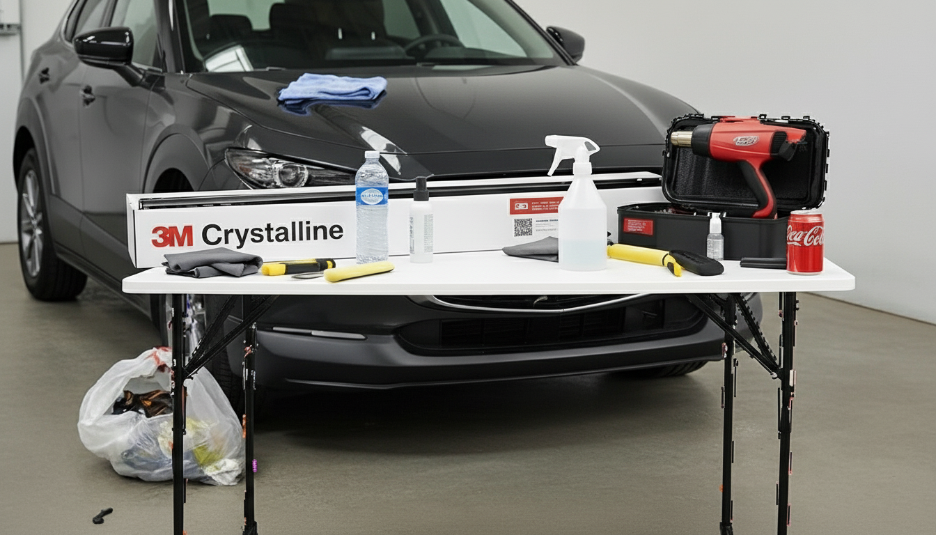 Gráfico de los niveles de resistencia de la película antiasalto en 4, 8 y 12 micras