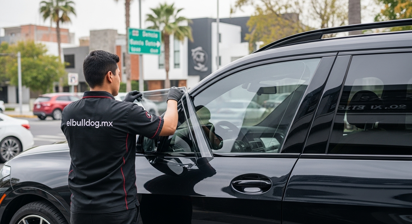 Comparativa de deslumbramiento nocturno con y sin polarizado nanocerámico