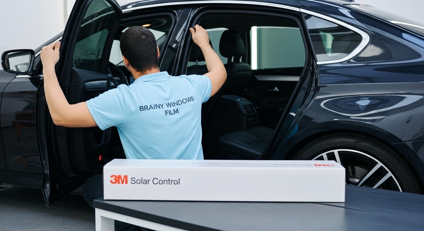 Gráfico de cómo funciona el polarizado nanocerámico 3M Ceramic IR