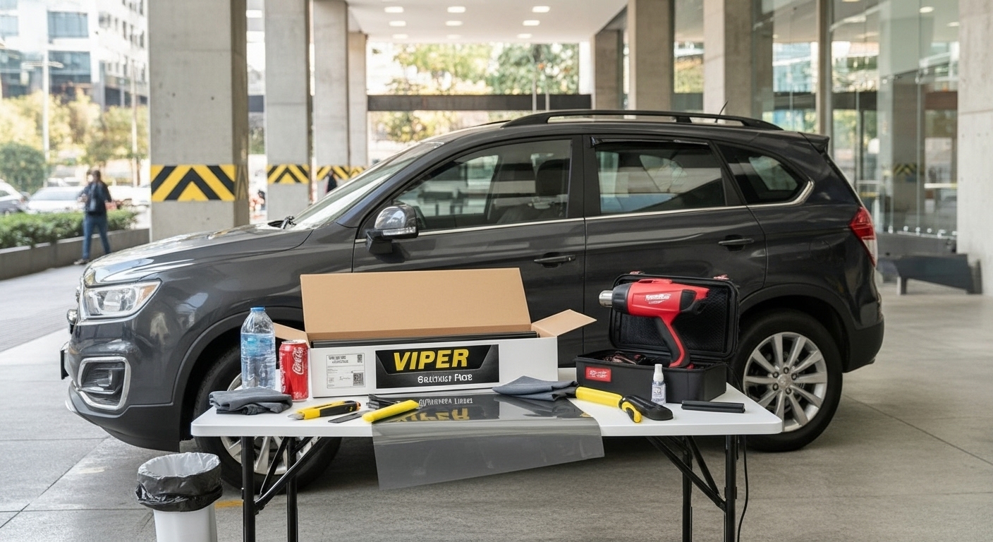 Comparativa lado a lado de visión nocturna con polarizado oscuro vs claro