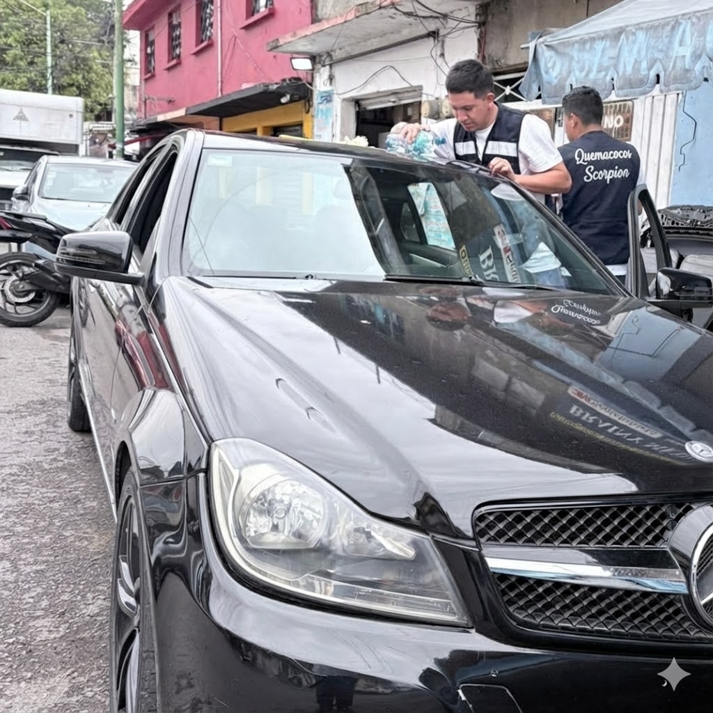 #QuemacocosScorpion Como cerrar el quemacocos de un Mercedes Benz